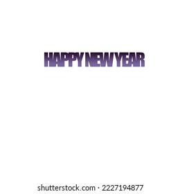 
Este es un vector que dice feliz año nuevo