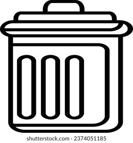 this is a vector trash box