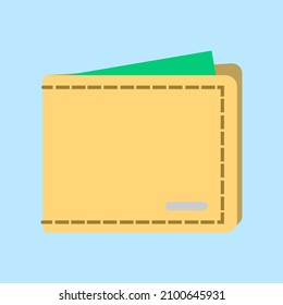 This is a vector of a wallet with money inside!