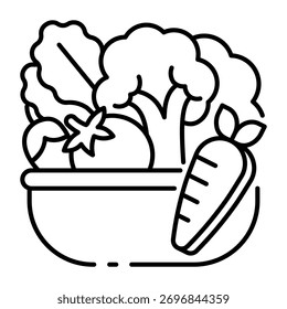 Este icono de vegetales es adecuado para el Día de Acción de Gracias.