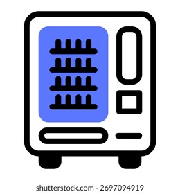 Este ícone de máquina de venda automática é adequado para uso no supermercado.