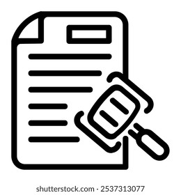 This Verdict icon is suitable for law, justice, legal, etc.