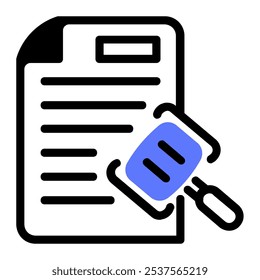 Este icono de veredicto es adecuado para la ley, la justicia, legal, etc.