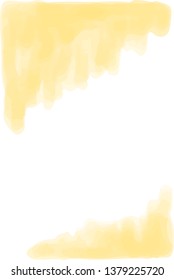This is a vertical watercolor style background illustration with margins.