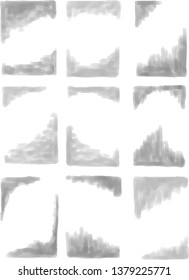 This is a vertical watercolor style background illustration with margins.