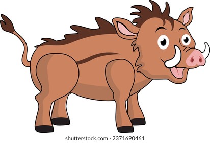 This is a very cute wild boar design