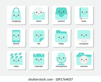 This is a very interesting collection of user interface icons