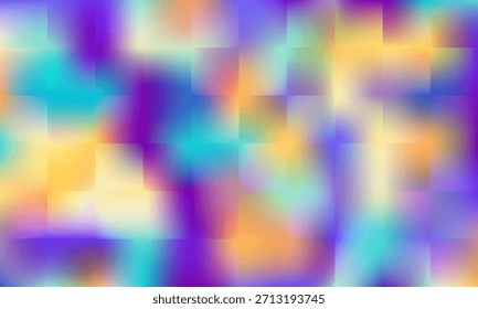 Este es un fondo de mosaico degradado Abstractas vibrante con una impresionante mezcla de tonos de azul y púrpura, fondo de bajo poli