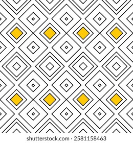 This vibrant geometric pattern features repeating diamonds or rhombuses.