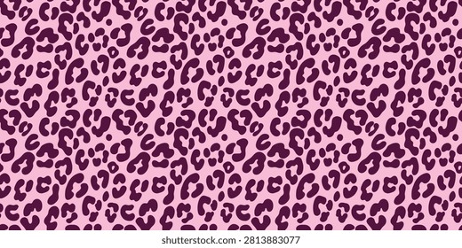 This vibrant leopard print with contrasting dark purple spots on a soft pink background is a stylish and fashionable solution for apparel, accessories, and textiles. This expressive pattern is perfect for creating memorable designs in fashion, interiors, and digital art, highlighting individuality and modern taste. Use this print for packaging, branding, promotional materials, and creative projects, adding dynamism and a bold accent to any visual concept.