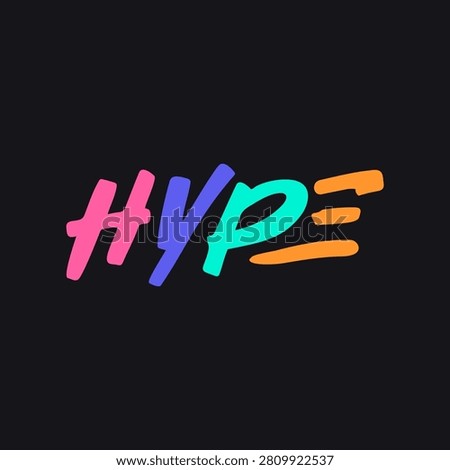 This vibrant logo template features the word 