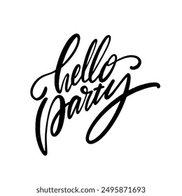 This is a vibrant and playful typography design that is perfect for various party themes and celebrations