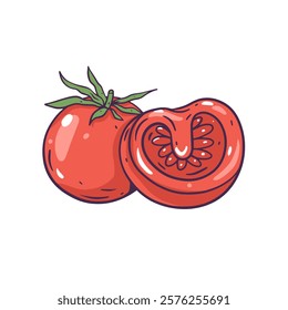 This vibrant red tomato is perfect for cooking meals, garnishing dishes, and making delightful salads