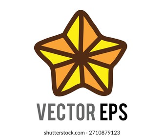 Este vibrante diseño de estrella es perfecto para varios proyectos creativos y añade un toque de brillo
