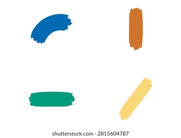 This vibrant vector graphic features a collection of abstract, hand-drawn brush strokes in various colors, including blue, orange, green, and yellow. With their textured edges and dynamic shapes, these versatile design elements are perfect for adding an artistic touch to digital art backgrounds, branding projects, social media graphics, flyers, and creative posters.

#BrushStrokes #AbstractArt #HandDrawnVector #GraphicDesign #CreativeElements #ColorfulDesign #ModernArt #ArtisticBackground #VectorIllustration #DesignAssets