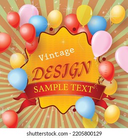this is a Vintage Banner Template 