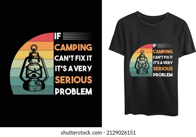 This is a vintage camping T-shirt Design.You can use this design anywhere you want