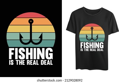 This is a vintage Fishing T-shirt Design.You can use this design anywhere you want