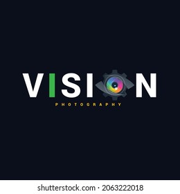 
Das ist das Design des Vision Fotografy Logos