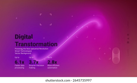 This visual highlights the impact of digital transformation in industry, showcasing enhanced efficiency and smarter decision-making.