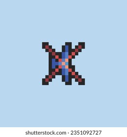 este es un icono de volumen en el arte de píxeles con color azul y fondo azul este elemento es bueno para presentaciones, pegatinas, iconos, diseño de camisetas, activo de juego, logotipo y su proyecto.