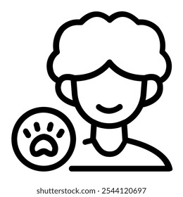 This Volunteer icon is suitable for Wildlife Conservation, Animal Protect and Animal Welfare, etc