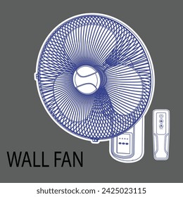 This is wall fan layout