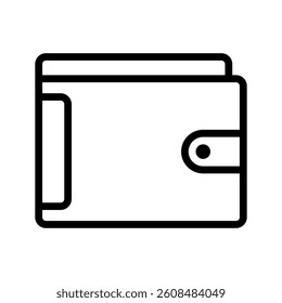 this is a wallet icon
icon with outline style and pixel perfect
this is one of the icons from the icon sets with Finance theme