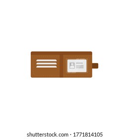 This is a wallet on white background.