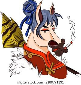 This is a warior horse