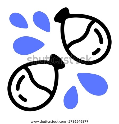 This Water Balloon icon is suitable for the Holi Festival in India.