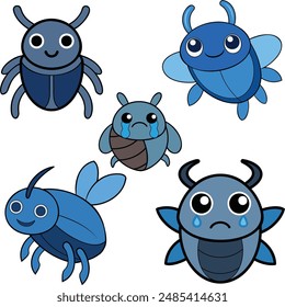 This is a Water Beetle  flat design ,animal vector design  with high quality eps format 