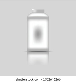This is a water jar on a white background.