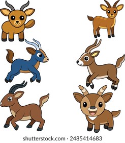 This is a Waterbuck  design ,animal vector design  with high quality eps format 