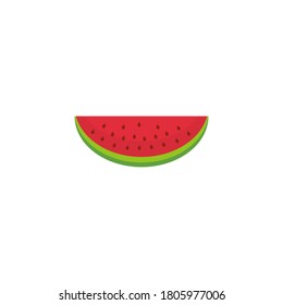 This is a watermelon isolated on white background.