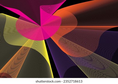 Dies ist ein farbiges Design mit Wellenhintergrund