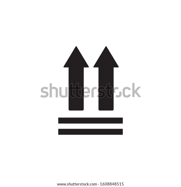 This Way Icon Symbol Vector Illustration Stock Vector (Royalty Free ...