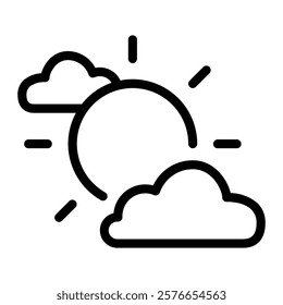 This Weather icon is suitable for weather, season, meteorology, etc.