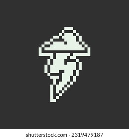 this is Weather icon use 1 bit style in pixel art with white color and black background ,this item good for presentations,stickers, icons, t shirt design,game asset,logo and your project.
