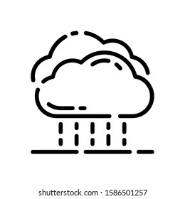 This is weather vector icon with white background