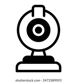 Este icono de cámara web es adecuado para nómadas digitales, freelancer, trabajar en casa, etc.