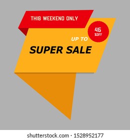 This weekend only super sale up to 45% off. Big Sale.