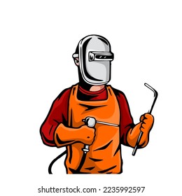 This welder design concept for tshirt