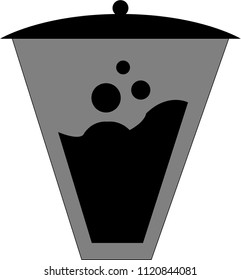 This well-matched illustration is used as a simple coffee shop symbol