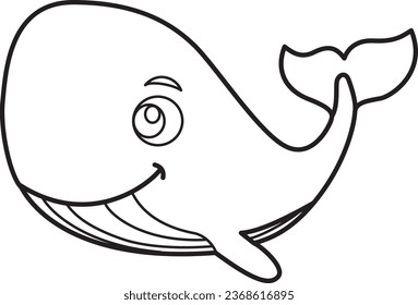 Este es el archivo vectorial de los pasos de línea de la línea Whale out.
