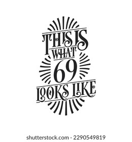 Así es como se ve el 69, diseño de citas de 69 años