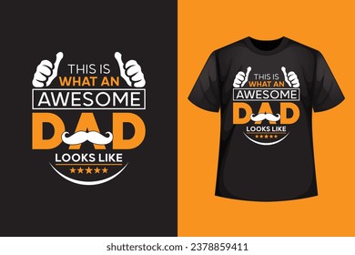 This is What An Awesome Dad Looks Like, Dad Shirt, Fathers Day Gift, Awesome Dad Shirt, Christmas Gift for Dad, Funny Gift , Father's Day Tee