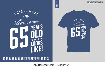 This is what an awesome grandpa looks like typography t-shirt design. stylish t-shirt and apparel trendy design. Suitable for clothing printing business. HD images ready to print.