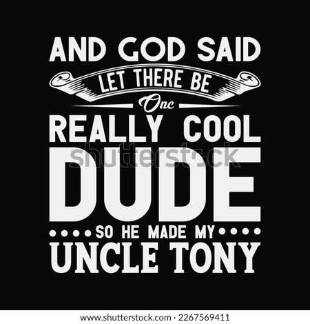 This is What a Badass Uncle Looks Like Tee Gag Xmas Present