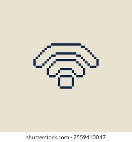 this is wifi icon in pixel art style this item good for presentations,stickers, icons, t shirt design,game asset,logo and your project.